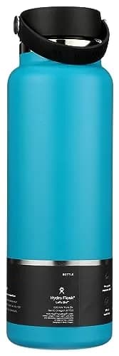 Hydro Flask Wide Mouth Bottle with Flex Cap 40 oz (1183ml / 1.26lb) | Keeps Cold 24 Hrs, Hot 12 Hrs thumbnail 4