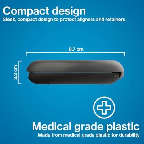 INVISALIGN Aligner and Retainer Case, Purple Daisy | Official Invisalign Case with Magnetic Closure thumbnail 5