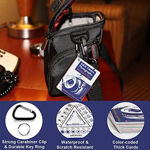 Tip Info DSLR Cheat Sheet Photography Accessories 10 cm (4 in) | Quick Reference Cards for Canon, Nikon, Sony thumbnail 3