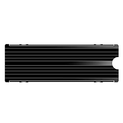 SGTKJSJS M.2 SSD Heatsink Cooler 2280 Double-Sided Heat Sink with Thermal Pad for PS5/PC NVME M.2 SSD (Black, 3 x 0.95 x 0.4 inches) thumbnail 2