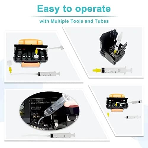 Absonic Inkjet Printer Cleaning Kit 100mL | Universal Printhead Nozzle Cleaner for Epson, HP, Canon thumbnail 4