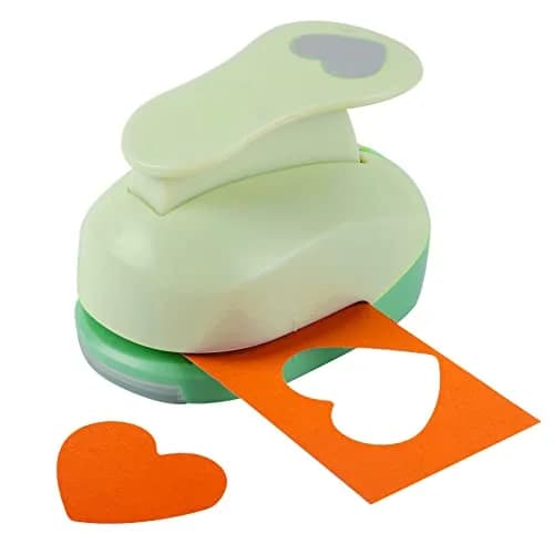 UCEC 2 Inch Heart Hole Punch | Heart Shape Craft Punch for Paper Crafts, Scrapbooking thumbnail 1