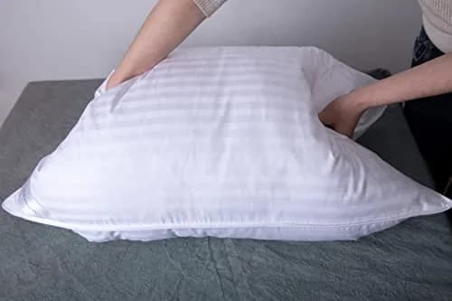 ArcticNorthDown Queen Size Goose Down Feather Pillow 51x76 cm (20x30 inches) | Hotel Collection for All Sleepers thumbnail 6
