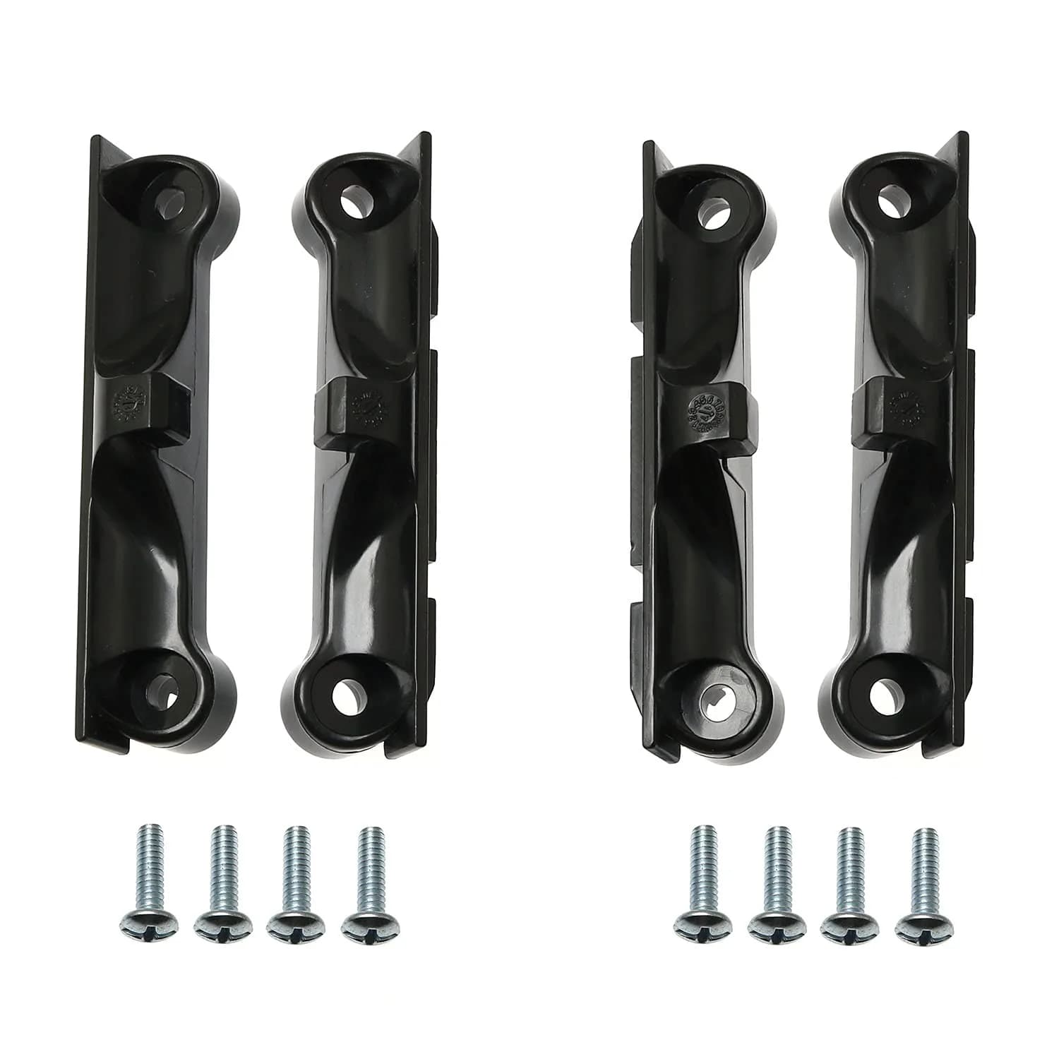 RLECS Black CPU Fan Support Bracket Clips for AM4 | Durable Plastic Mounting Support - main product image