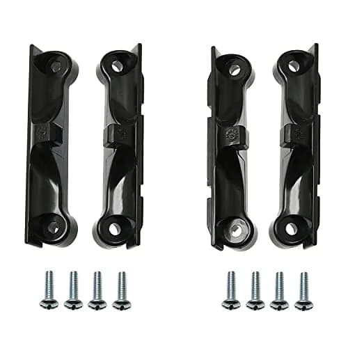 RLECS Black CPU Fan Support Bracket Clips for AM4 | Durable Plastic Mounting Support thumbnail 1