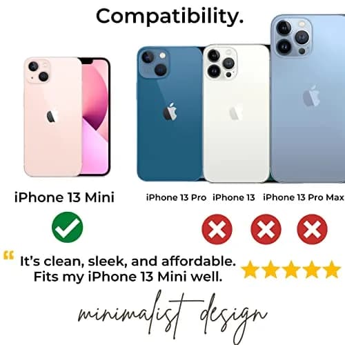 IceSword Compatible with iPhone 13 Mini Case Dark Green | Slim Shockproof Silicone Cover 5.4 inch thumbnail 7