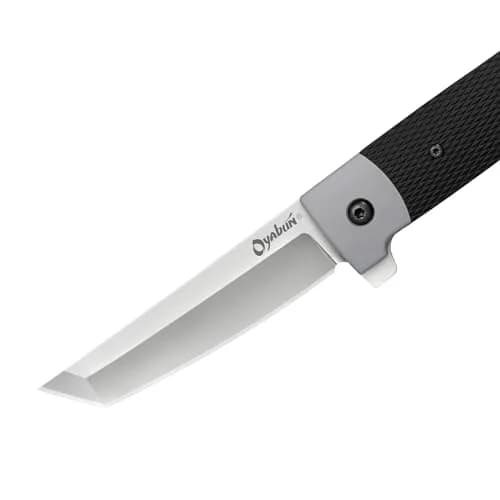 Cold Steel Oyabun 3.5" 4034SS Tanto Point Razor-Sharp Blade 4.75" Griv-Ex Handle | Everyday Carry Folding Knife thumbnail 3