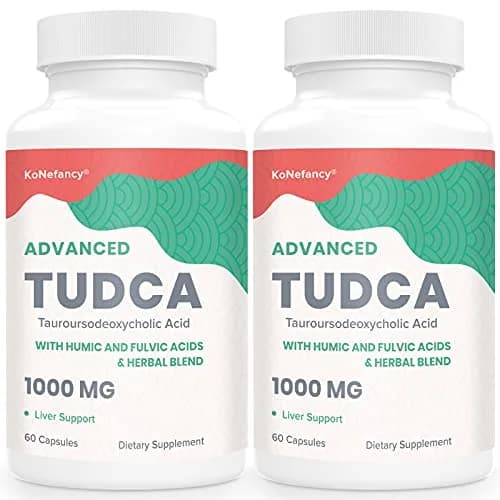 KoNefancy TUDCA Bile Salts with Milk Thistle Liver Supplements, 60 Capsules | Liver Detox & Support thumbnail 1