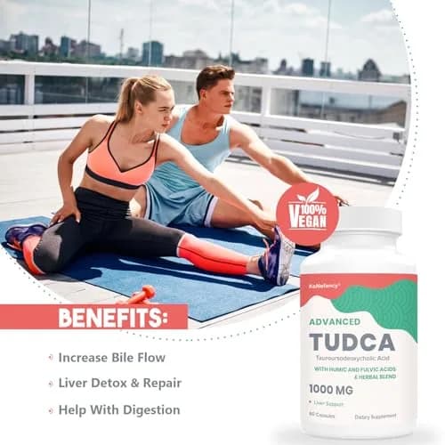 KoNefancy TUDCA Bile Salts with Milk Thistle Liver Supplements, 60 Capsules | Liver Detox & Support thumbnail 3