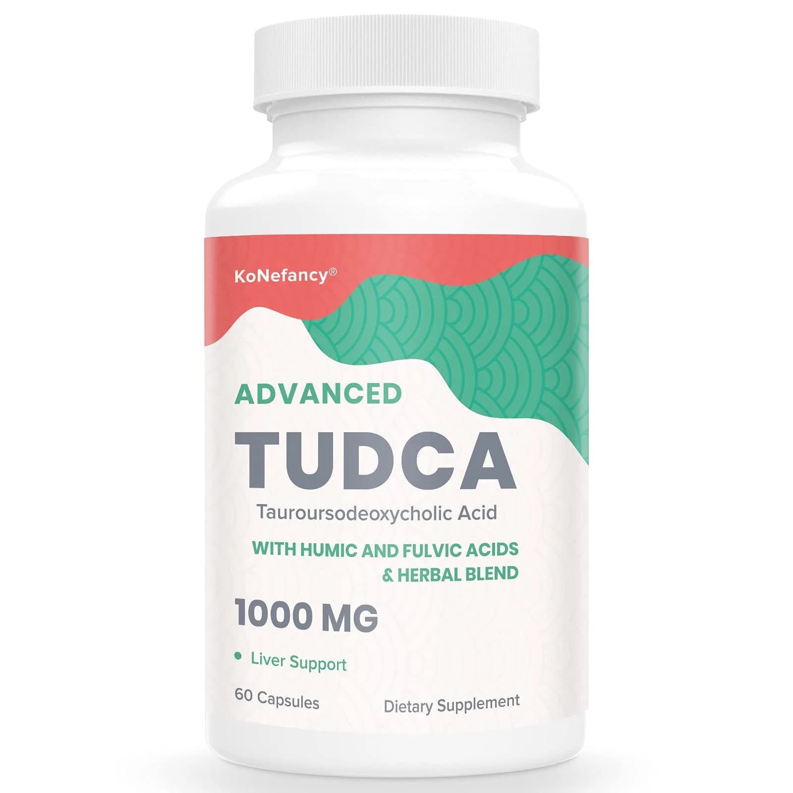 KoNefancy TUDCA Bile Salts with Milk Thistle Liver Supplements,60 Capsules | Liver Detox & Support - main product image