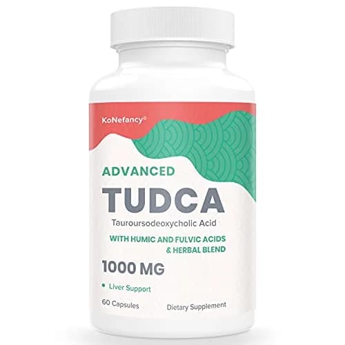 KoNefancy TUDCA Bile Salts with Milk Thistle Liver Supplements,60 Capsules | Liver Detox & Support thumbnail 1