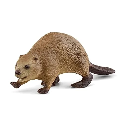 Schleich Beaver Toy Figurine 9.8 cm (3.86 inches) | Authentic Detail & Durable Quality thumbnail 1