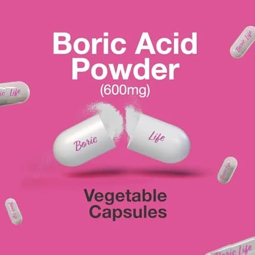 NutraBlast Boric Life Boric Acid Suppositories for Women 600mg 14 Count | Supports Odor Control, Intimate Health Support, 100% Pure, Vegetable Capsules thumbnail 5