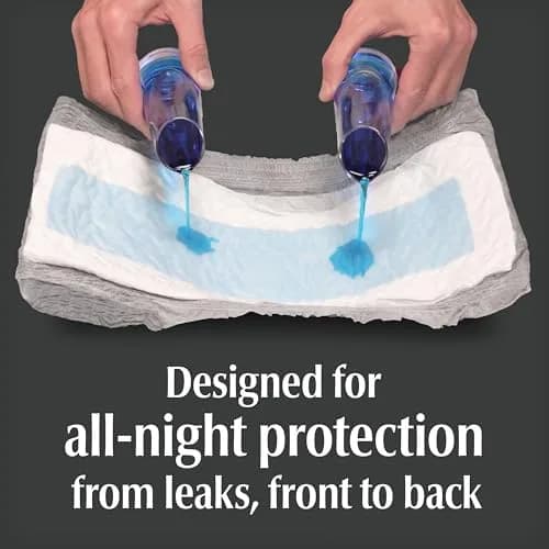 Depend Night Defense Adult Diapers for Men, XL, 12 Count | Maximum Absorbency Overnight Protection thumbnail 6