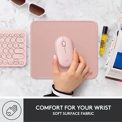 Logitech Studio Series Mouse Pad - Darker Rose, 20cm x 23cm (7.9 x 9.1 in) thumbnail 8