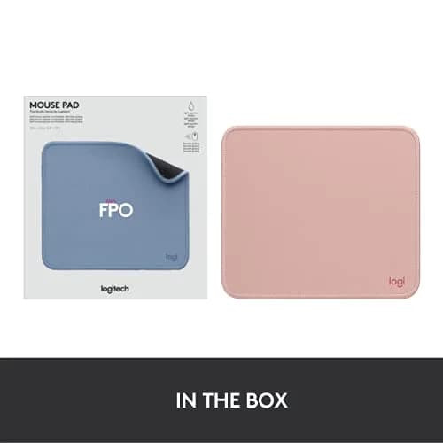 Logitech Studio Series Mouse Pad - Darker Rose, 20cm x 23cm (7.9 x 9.1 in) thumbnail 10