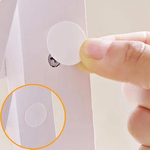 INKNOTE Self-Adhesive Screw Hole Covers Stickers 648 PCS (12 Colors) | PVC Dustproof for Furniture & Walls thumbnail 3