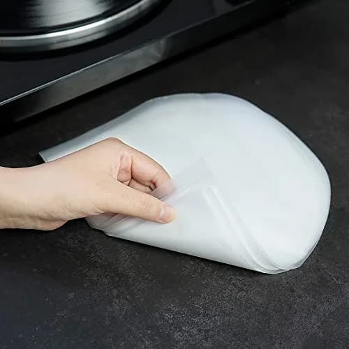 sdroceRyaM 7 Inches Vinyl Record Inner Sleeves 50PCS Anti-Static Plastic Round Bottom | EP Protective Sleeves for 45 RPM Vinyl Record thumbnail 8