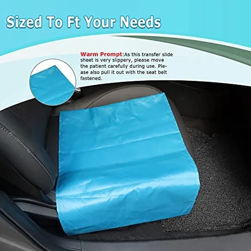 LOSCHEN Tubular Slide Sheet 60cm x 40cm (24" x 16") | Aids Elderly Transfer, Reduces Caregiver Strain thumbnail 7