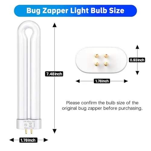 Klahaite Replacement Light Bulb Bug Zapper 15W | Easy to Install & Effective thumbnail 8