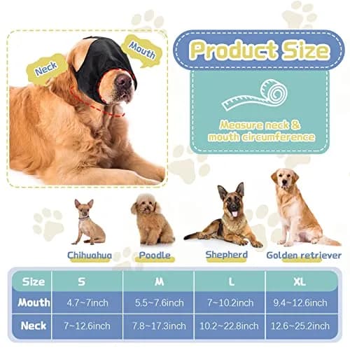 Xuniea Dog Calming Cap Blindfold Shading for Anxiety Relief, X-Large thumbnail 2