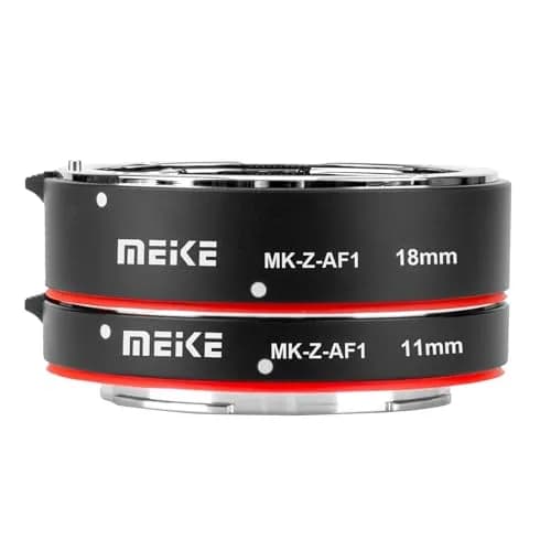 Meike MK-Z-AF1 11mm 18mm Full Frame Macro Metal AF Extension Tube Kit for Nikon Z Series Cameras thumbnail 1