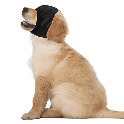 Xuniea Dog Calming Cap Small | Anxiety Eye Cover for Grooming & Thunderstorms thumbnail 1