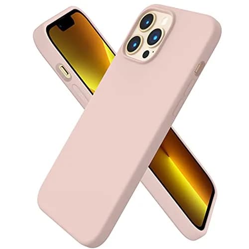 ORNARTO Compatible with iPhone 13 Pro Max Case 6.7" | Liquid Silicone, Full Cover, Pink thumbnail 1