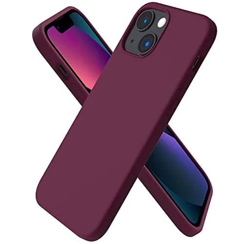 ORNARTO Liquid Silicone Case for iPhone 13 Mini (5.4 inches) | Shock-Absorbent, Smooth Touch, Microfiber Lining thumbnail 1