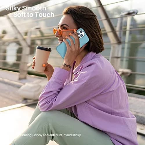 ORNARTO for iPhone 13 Pro Case, Slim Liquid Silicone, Cactus | Shockproof, Dustproof & Easy to Clean thumbnail 6