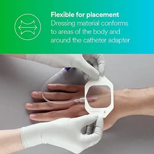 Tegaderm Diamond Pattern Film Dressing 1-3/4 in x 1-3/4 in | Waterproof, Breathable, Sterile thumbnail 4