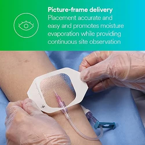 Tegaderm Diamond Pattern Film Dressing 1-3/4 in x 1-3/4 in | Waterproof, Breathable, Sterile thumbnail 6