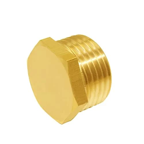Joywayus Brass 3/4" GHT Male Garden Hose Plug | Durable Brass Water Port Blocker thumbnail 6