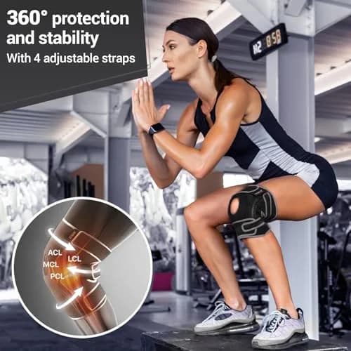 DR. BRACE ELITE Knee Brace with Side Stabilizers & Patella Gel Pads - Large, Mercury | Orthopedic Brace for Pain Relief & Recovery thumbnail 5