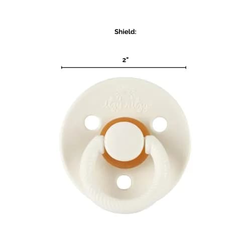 Itzy Ritzy Natural Rubber Pacifiers for 0–6 Mos | BPA-Free, Cherry-Shaped Nipple, Large Air Holes, Set of 2 thumbnail 8