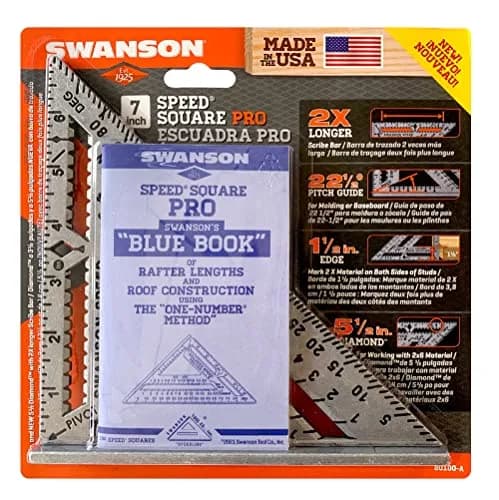 Swanson Speed Square Pro 7" | Accurate 90° & 45° Layout for Framing thumbnail 2