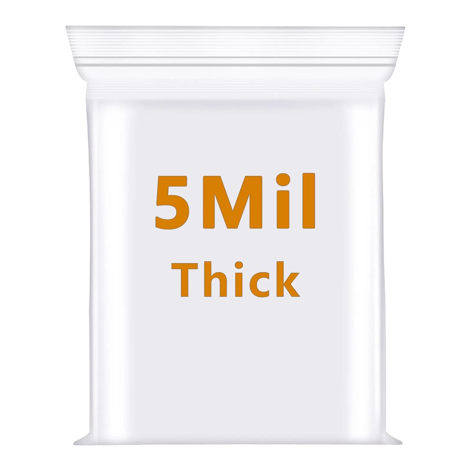Foopama Clear Zip Lock Plastic Bags 5 Mil 2" x 3" (200 Count) | Heavy Duty & Durable Packaging - main product image