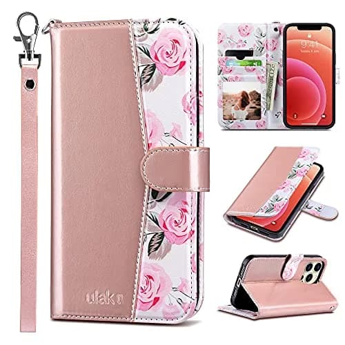 ULAK Wallet Case for iPhone 13 Pro Max 6.7 inch | Card Holder, Shockproof, Flip Leather thumbnail 1