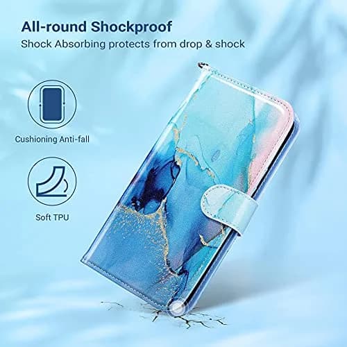 ULAK Wallet Case for iPhone 13 6.1 inch | Premium PU Leather Flip Cover with Card Slots & Kickstand thumbnail 2