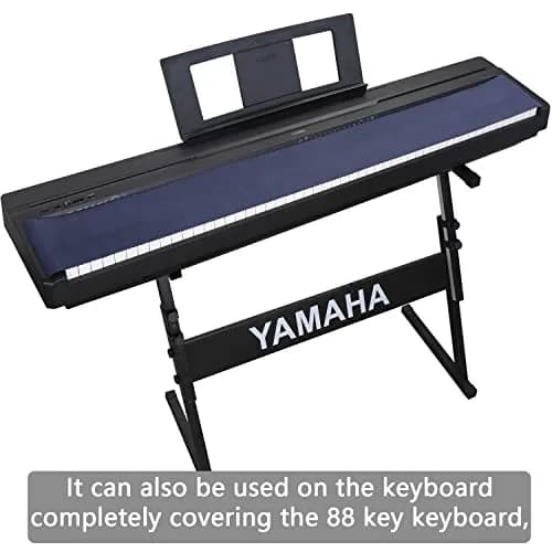 Mooson Piano Keyboard Anti-Dust Cover Dark Blue | High-Technology Fabric Key Cover Cloth for Upright, Electric & Grand Pianos (50 inches x 5.9 inches) thumbnail 3