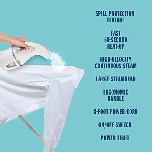 Conair CompleteSteam 1100W Handheld Garment Steamer for Clothes | Travel & Home Use thumbnail 3