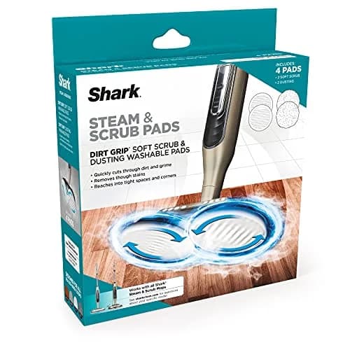 Shark Steam & Scrub Dirt Grip Soft Scrub & Dusting Pads | Compatible with All Shark Steam & Scrub Mops thumbnail 1