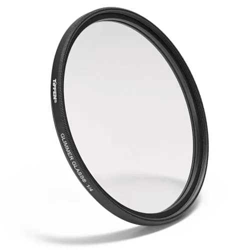 Tiffen 67mm Glimmerglass 1/4 Diffusion Filter & Halation Filter | Softens Highlights, Reduces Contrast thumbnail 1