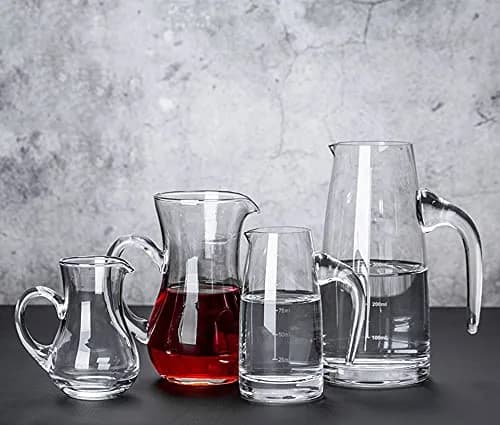 Mozacona Crystal Glass Creamer Pitcher 100ml (3.38 Fl Oz) | Set of 2 for Serving Milk, Sauces, Dressings thumbnail 2