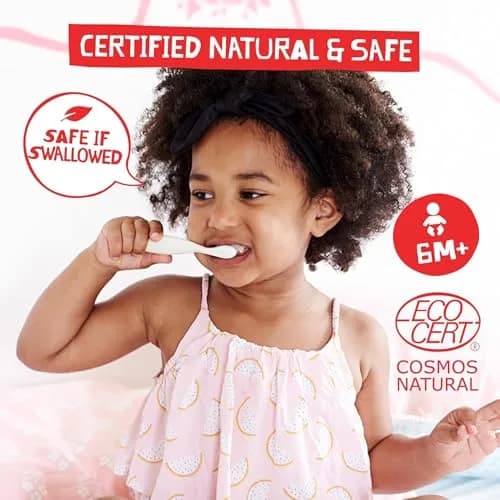 JACK N' JILL Kids Toothpaste, Fluoride Free, Flavor Free | Gentle, Natural Oral Care for Babies & Toddlers thumbnail 2