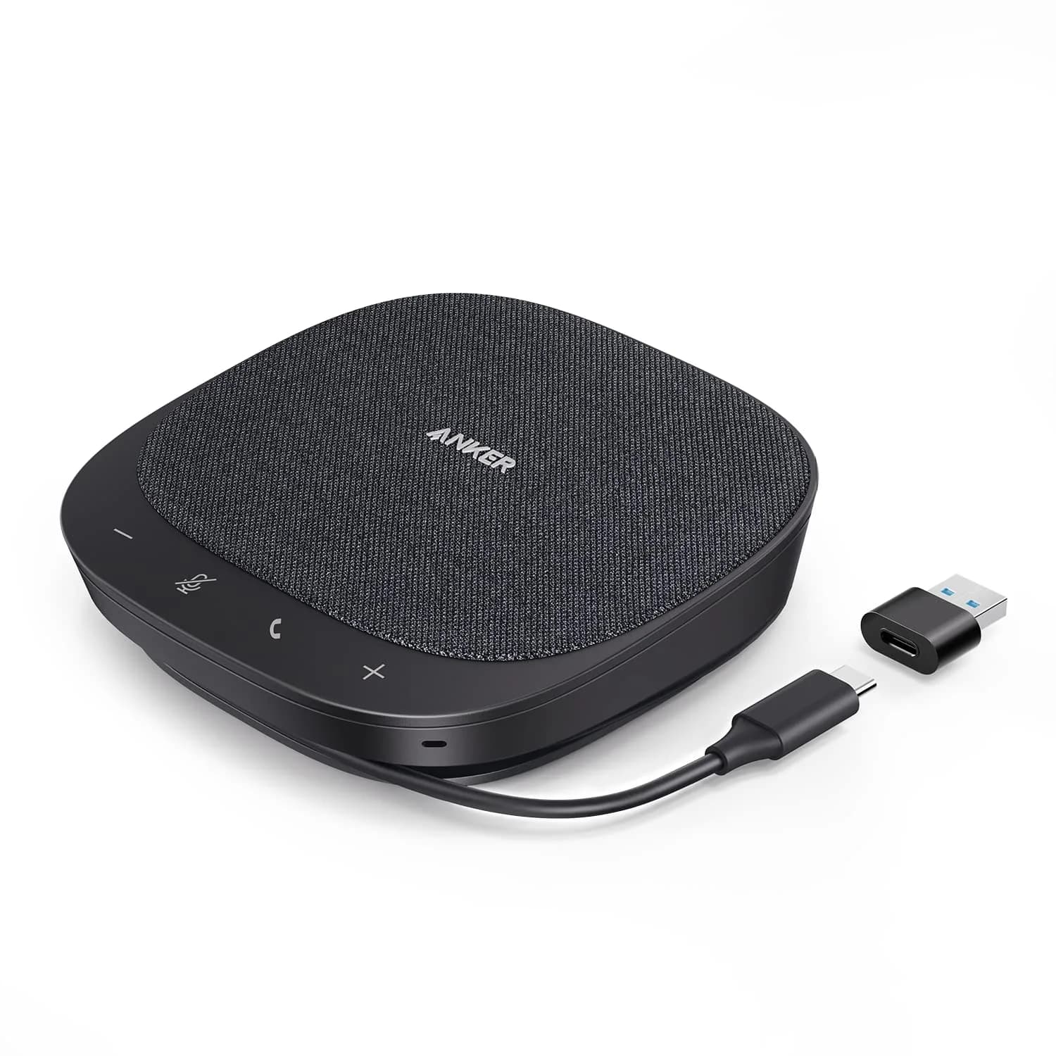 Anker PowerConf S330 USB Speakerphone for Home Office | Full Duplex, 360° Voice, Plug & Play - main product image