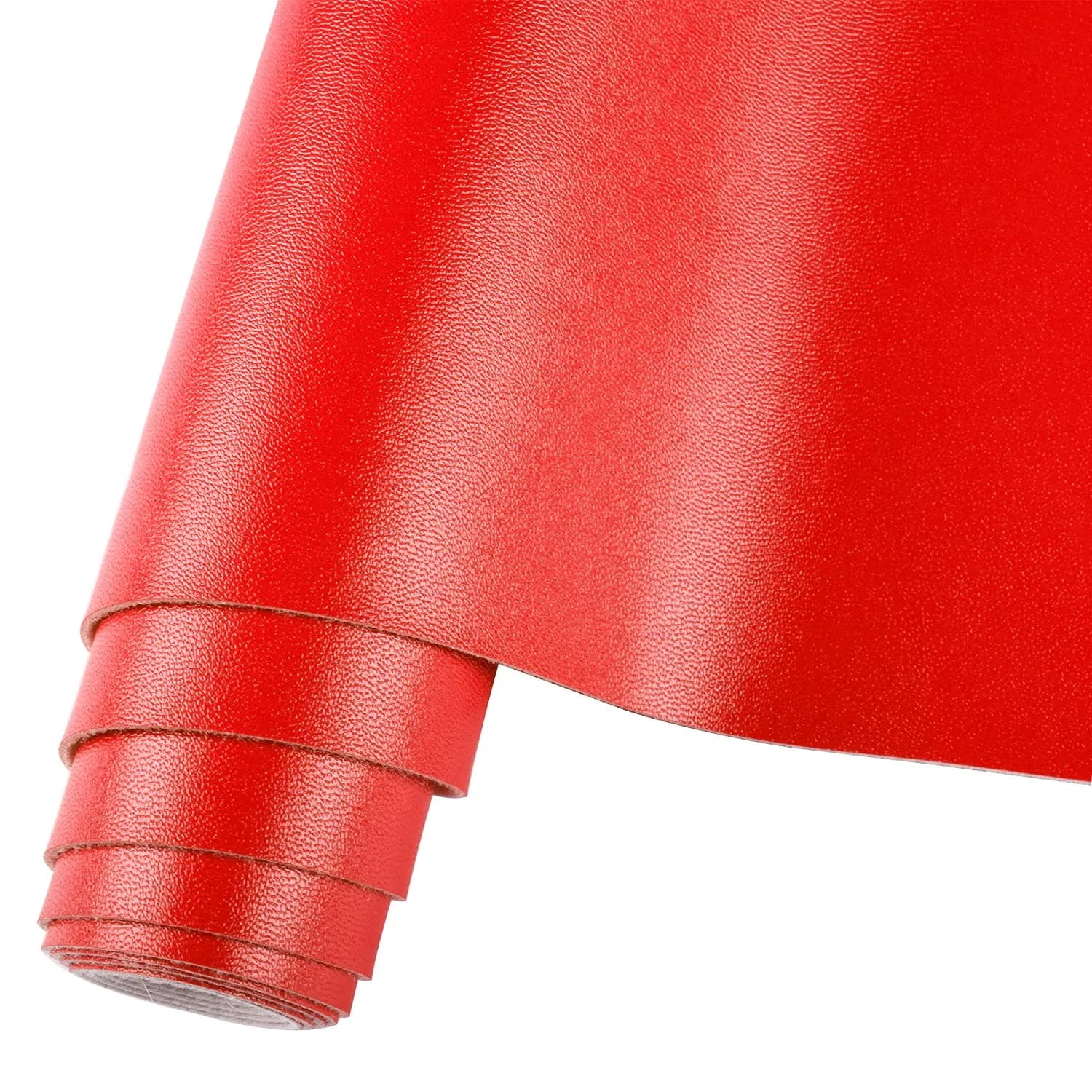 HGUAN Green Faux Leather Sheet 12"X53" | Solid Color Craft Material (70-120 chars) — Red
