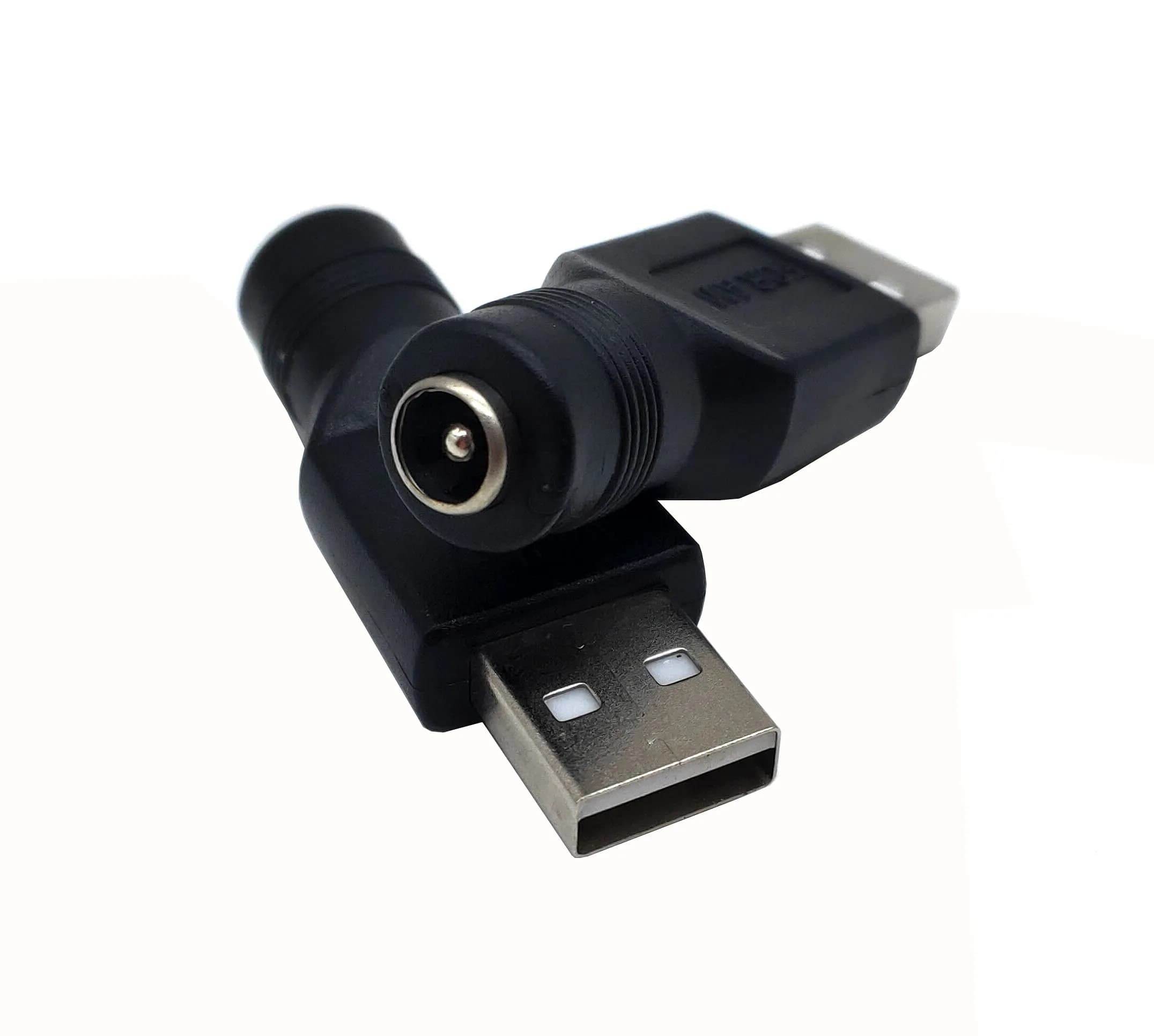 Traovien USB to DC Power Adapter 2PCS | 5V USB Male to DC 5.5x2.1mm Female | Compact & Lightweight - main product image