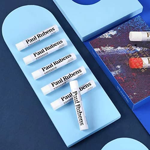 Paul Rubens White Oil Pastels 6 Count (Pack of 1) | Pure White Pigment for Highlights & Mixing thumbnail 6