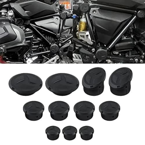 NICECNC Motorcycle Frame Hole Caps Cover Plug Set for BMW R1250/R1200 GS LC/Adv (11-Piece Set) thumbnail 1